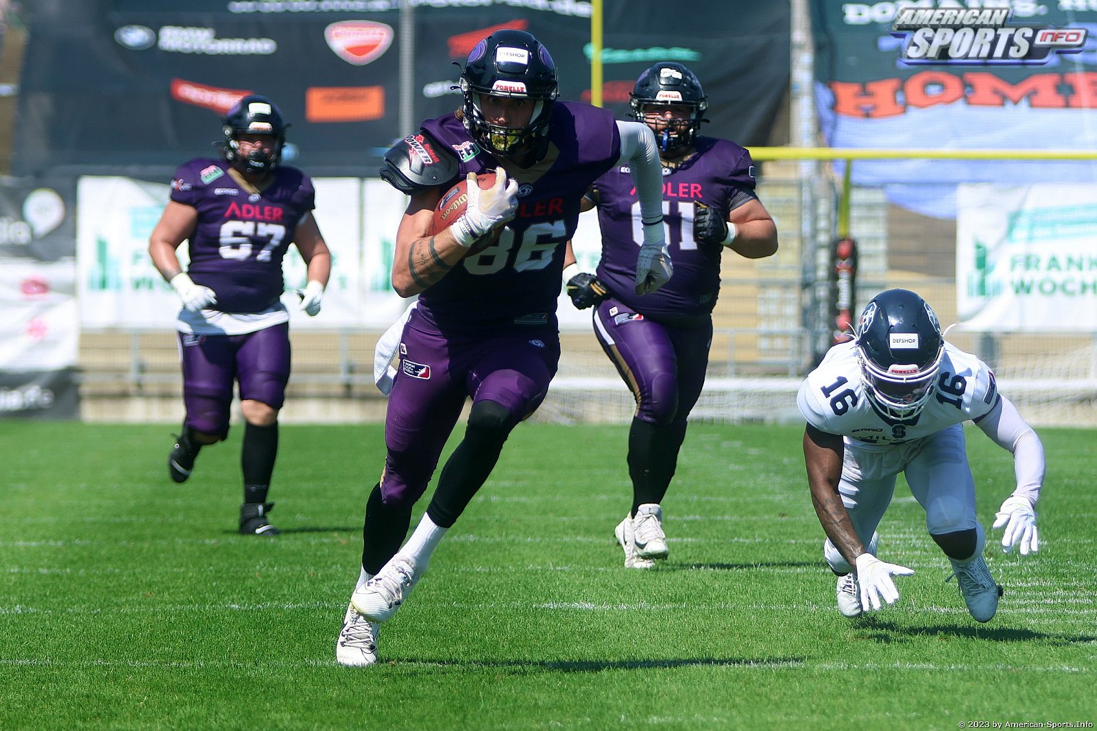 ELF: Frankfurt Galaxy vs Milano Seamen 53:14 20.08.2023