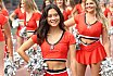 ELF: Die Cheerleader beim Spiel der Cologne Centurions vs Raiders Tirol am 31.05.2025