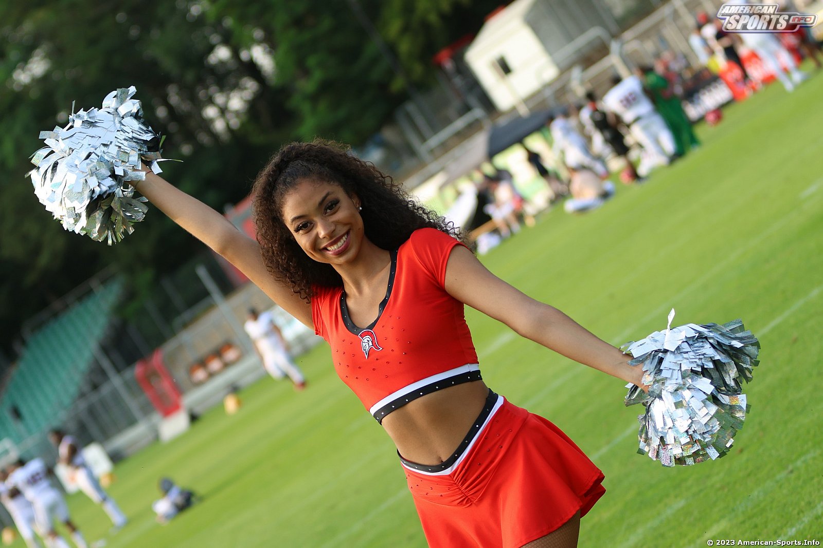 ELF: Die Cologne Centurions Cheerleader beim Spiel von den Cologne Centurions vs Hamburg SeaDevils am 17.06.2023