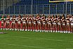 ELF: Die Pyromaniacs Cheerleader beim Heimspiel von Rhein Fire gegen die Paris Musketeers am  18.06.2023