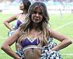 ELF: Die Frankfurt Galaxy Dancers beim Spiel der Frankfurt Galaxy vs Prague Lions am 29.06.2025