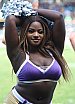 ELF: Die Frankfurt Galaxy Dancers beim Spiel der Frankfurt Galaxy vs Prague Lions am 29.06.2025
