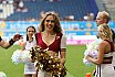 ELF: Die Pyromaniacs Cheerleader beim Heimspiel von Rhein Fire gegen die Paris Musketeers am  18.06.2023