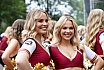 ELF: Die Pyromaniacs Cheerleader beim Heimspiel von Rhein Fire gegen die Barcelona Dragons am  26.06.2022