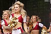 ELF: Die Pyromaniacs Cheerleader beim Heimspiel von Rhein Fire gegen die Barcelona Dragons am  26.06.2022