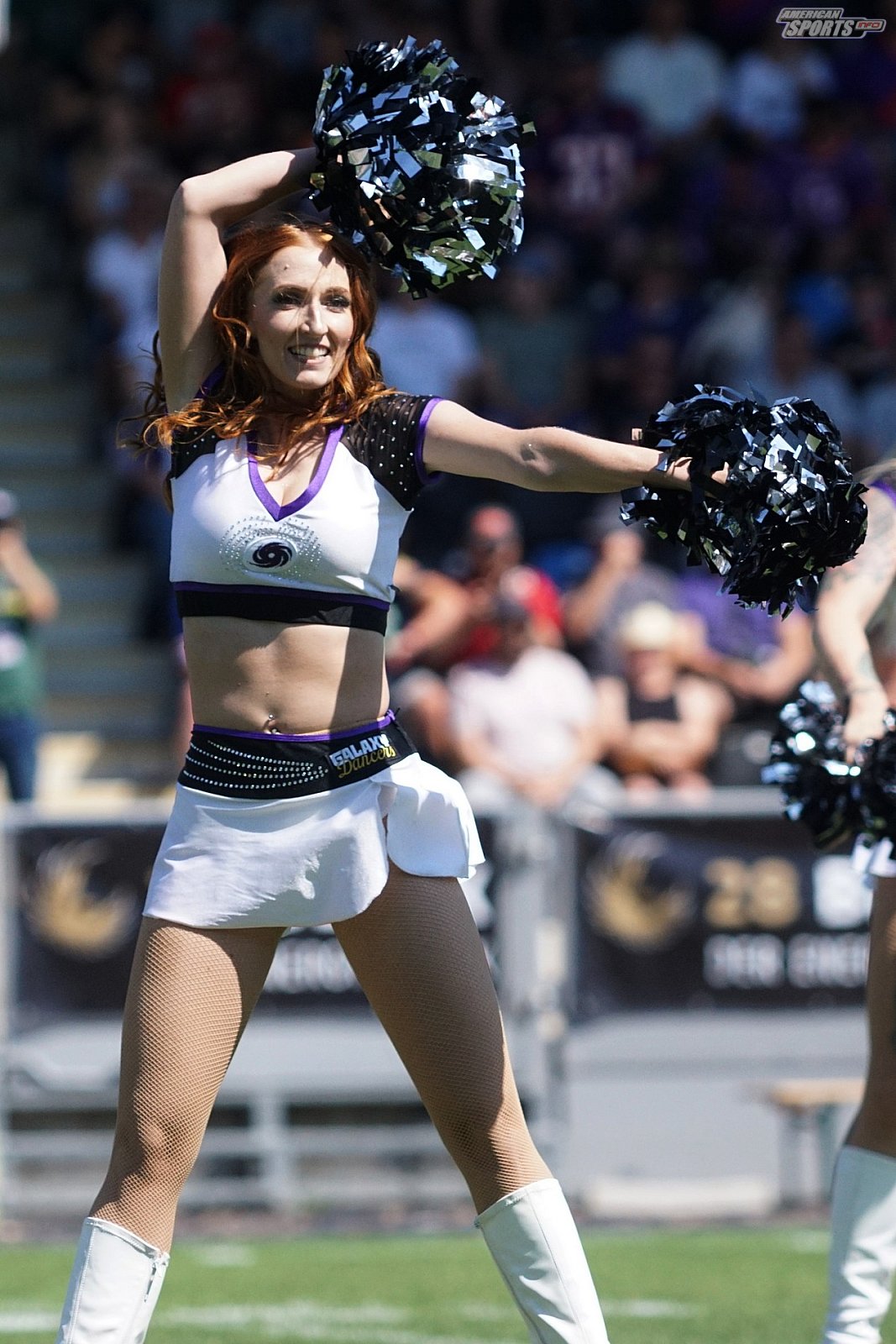 Die Frankfurt Galaxy Dancers beim Heimspiel gegen die Vienna Vikings am 14.08.2022