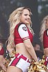 ELF: Die Pyromaniacs Cheerleader beim Heimspiel von Rhein Fire gegen die Frankfurt Galaxy am 21.08.2022