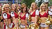 ELF: Die Pyromaniacs Cheerleader beim Heimspiel von Rhein Fire gegen die Barcelona Dragons am  26.06.2022