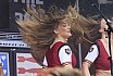 ELF: Die Pyromaniacs Cheerleader beim Heimspiel von Rhein Fire gegen die Frankfurt Galaxy am 21.08.2022