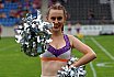 Die Frankfurt Universe Cheerleader beim Heimspiel gegen die Kirchdorf Wildcats am 28.07.2019