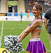 Die Frankfurt Universe Cheerleader beim Heimspiel gegen die Kirchdorf Wildcats am 28.07.2019