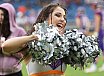 Die Frankfurt Universe Cheerleader beim Heimspiel gegen die Stuttgart Scorpions am 18.08.2019
