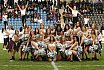 Die Frankfurt Universe Cheerleader beim Heimspiel gegen die Marburg Mercenaries am 07.09.2019