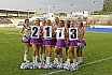 Die Frankfurt Universe Cheerleader beim Heimspiel gegen die Kirchdorf Wildcats am 28.07.2019