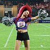 Die Frankfurt Universe Cheerleader beim Heimspiel gegen die Hildesheim Invaders am 21.09.2019