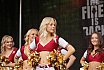 ELF: Die Pyromaniacs Cheerleader beim Heimspiel von Rhein Fire gegen die Barcelona Dragons am  26.06.2022