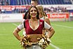 ELF: Die Pyromaniacs Cheerleader beim Heimspiel von Rhein Fire gegen die Barcelona Dragons am  26.06.2022