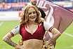 ELF: Die Pyromaniacs Cheerleader beim Heimspiel von Rhein Fire gegen die Barcelona Dragons am  26.06.2022