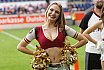 ELF: Die Pyromaniacs Cheerleader beim Heimspiel von Rhein Fire gegen die Barcelona Dragons am  26.06.2022