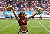 ELF: Die Pyromaniacs Cheerleader beim Heimspiel von Rhein Fire gegen die Barcelona Dragons am  26.06.2022