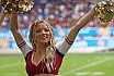 ELF: Die Pyromaniacs Cheerleader beim Heimspiel von Rhein Fire gegen die Barcelona Dragons am  26.06.2022