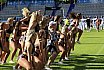 ELF: Die Pyromaniacs Cheerleader beim Heimspiel von Rhein Fire gegen die Frankfurt Galaxy am 21.08.2022