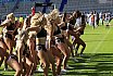 ELF: Die Pyromaniacs Cheerleader beim Heimspiel von Rhein Fire gegen die Frankfurt Galaxy am 21.08.2022