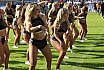 ELF: Die Pyromaniacs Cheerleader beim Heimspiel von Rhein Fire gegen die Frankfurt Galaxy am 21.08.2022
