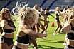 ELF: Die Pyromaniacs Cheerleader beim Heimspiel von Rhein Fire gegen die Frankfurt Galaxy am 21.08.2022