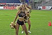 ELF: Die Pyromaniacs Cheerleader beim Heimspiel von Rhein Fire gegen die Barcelona Dragons am  26.06.2022