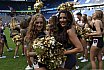 ELF: Die Pyromaniacs Cheerleader beim Heimspiel von Rhein Fire gegen die Frankfurt Galaxy am 21.08.2022