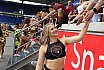 ELF: Die Pyromaniacs Cheerleader beim Heimspiel von Rhein Fire gegen die Barcelona Dragons am  26.06.2022