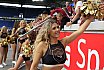 ELF: Die Pyromaniacs Cheerleader beim Heimspiel von Rhein Fire gegen die Barcelona Dragons am  26.06.2022