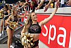ELF: Die Pyromaniacs Cheerleader beim Heimspiel von Rhein Fire gegen die Barcelona Dragons am  26.06.2022
