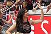 ELF: Die Pyromaniacs Cheerleader beim Heimspiel von Rhein Fire gegen die Barcelona Dragons am  26.06.2022