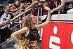 ELF: Die Pyromaniacs Cheerleader beim Heimspiel von Rhein Fire gegen die Barcelona Dragons am  26.06.2022