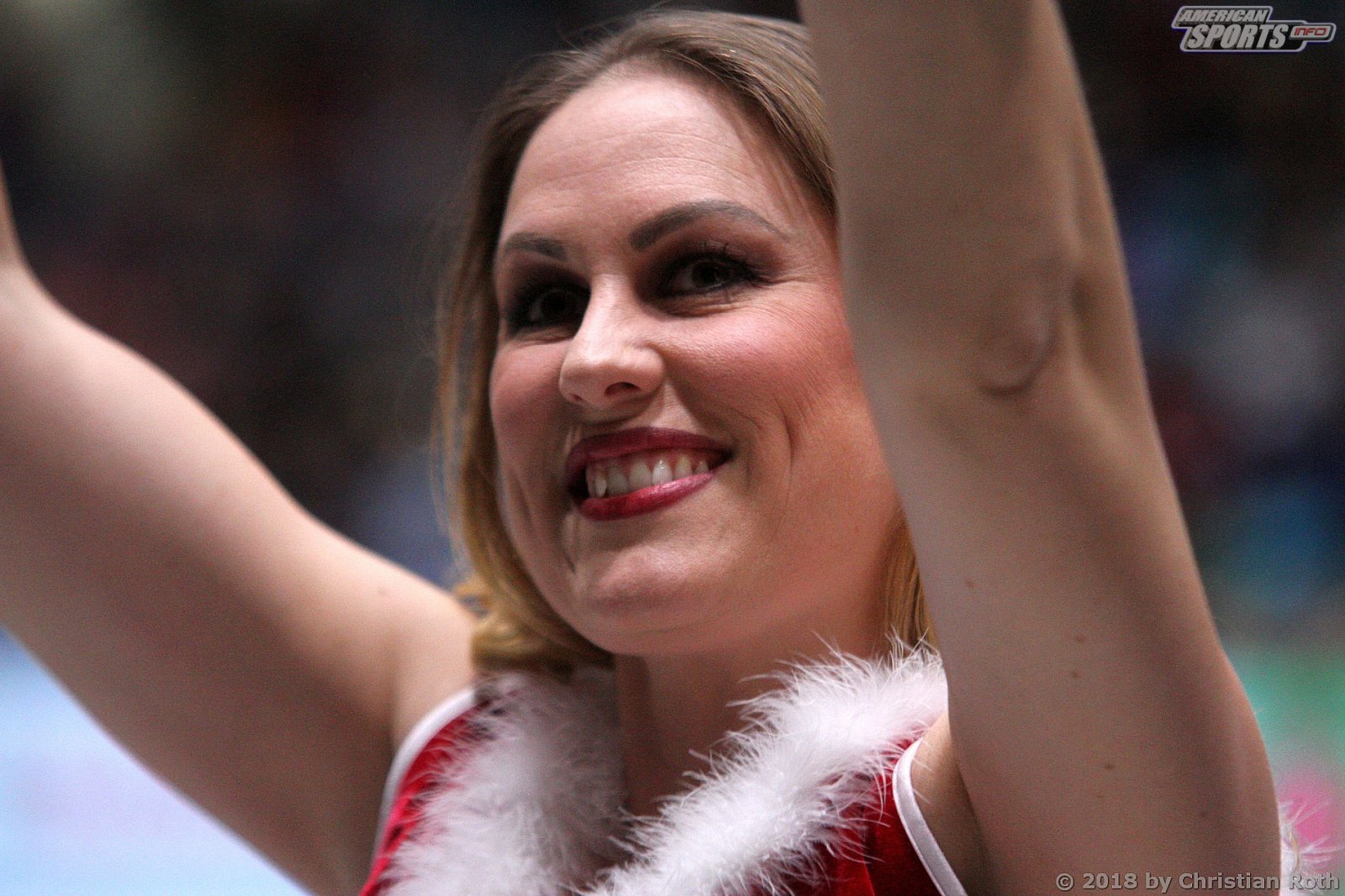 Das Frankfurt Skyliners Danceteam beim BBL Pokal Heimspiel gegen die Basketball Löwen Braunschweig am 22.12.2018