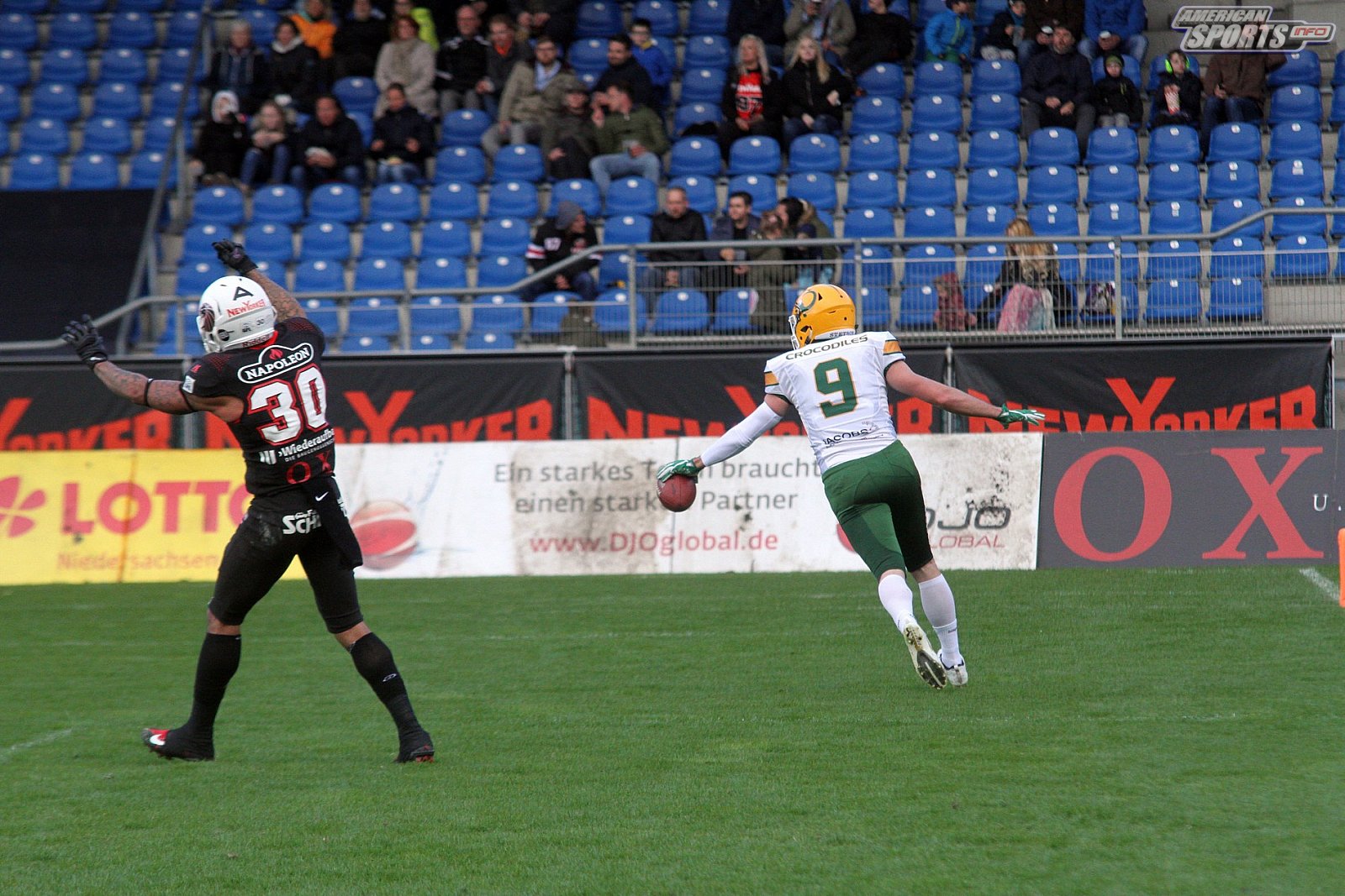 GFL Nord: NewYorker Lions Braunschweig vs Cologne Crocodiles 23:06 04.05.2019