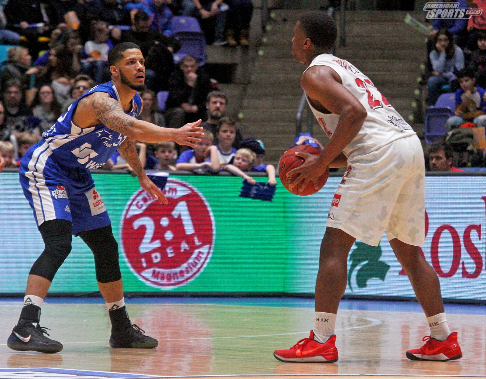 BBL: Fraport Skyliners Frankfurt vs s.Oliver Würzburg 77:91 17.03.2019