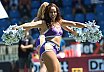 ELF: Die Frankfurt Galaxy Dancers beim Spiel der Frankfurt Galaxy vs Prague Lions am 29.06.2025