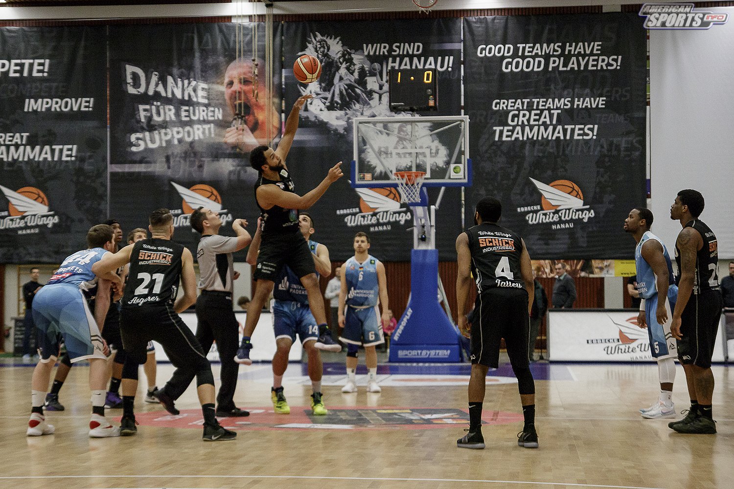 Pro A Basketball: White Wings Hanau vs. Uni Baskets Paderborn 78:83 26.01.2019