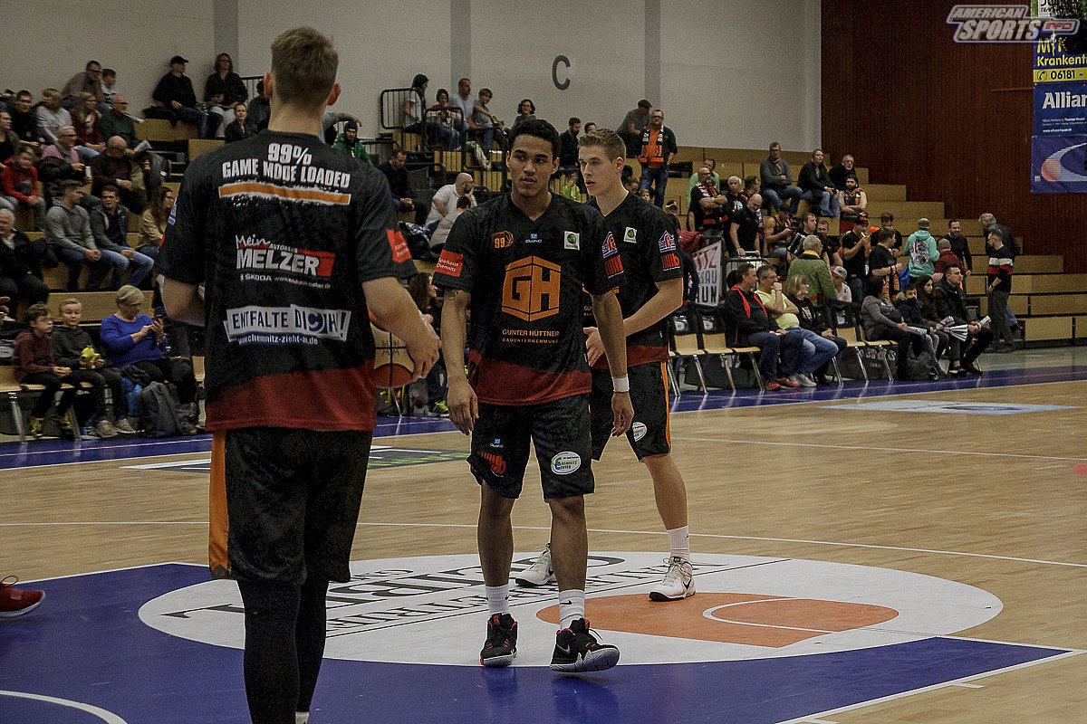 ProA Basketball: Hanau White Wings vs. Niners Chemnitz 68:73 01.12.2018 