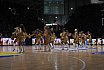 Das Skyliners Danceteam beim Heimspiel gegen den FC Bayern M&uuml;nchen Basketball am 06.10.2019