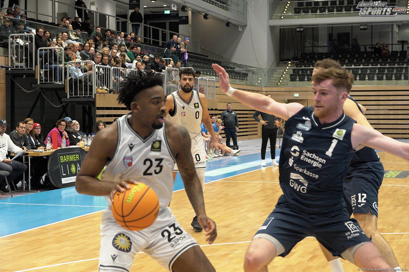 PRO A:ART Giants Düsseldorf vs.Dresden Titans 82:78 09.12.2023