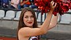 Die Cheerleader beim NRW Derby der D&uuml;sseldorf Panther gegen die Cologne Crocodiles am 07.09.2019