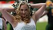 Die Cologne Cheerdance Cheerleader beim Heimspiel gegen die NewYorker Lions am 11.05.2019