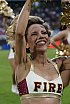 ELF: Die Cheerleader beim Spiel Rhein Fire vs Munich Ravens am 09.07.2023