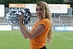Die Cologne Cheerdance Cheerleader beim Heimspiel gegen die Hildesheim Invaders am 25.08.2019