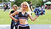 Die Bad Homburg Sentinels Cheerleader beim Heimspiel gegen die Kaiserslautern Pikes am 09.06.2019