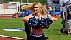 Die Bad Homburg Sentinels Cheerleader beim Heimspiel gegen die Kaiserslautern Pikes am 09.06.2019